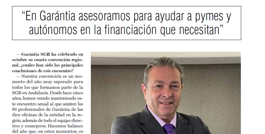 Entrevista a Antonio Vega, en Andalucía Económica