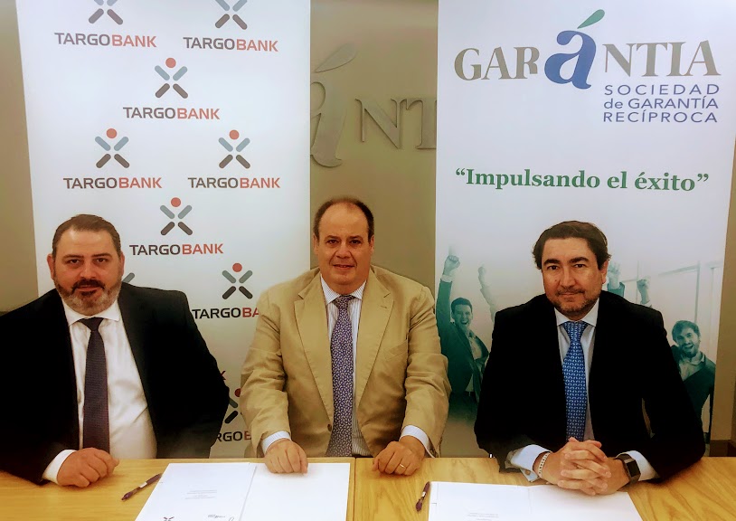 imagen de Garántia SGR y TargoBank colaborarán para financiar con 7 millones de euros a pymes y autónomos