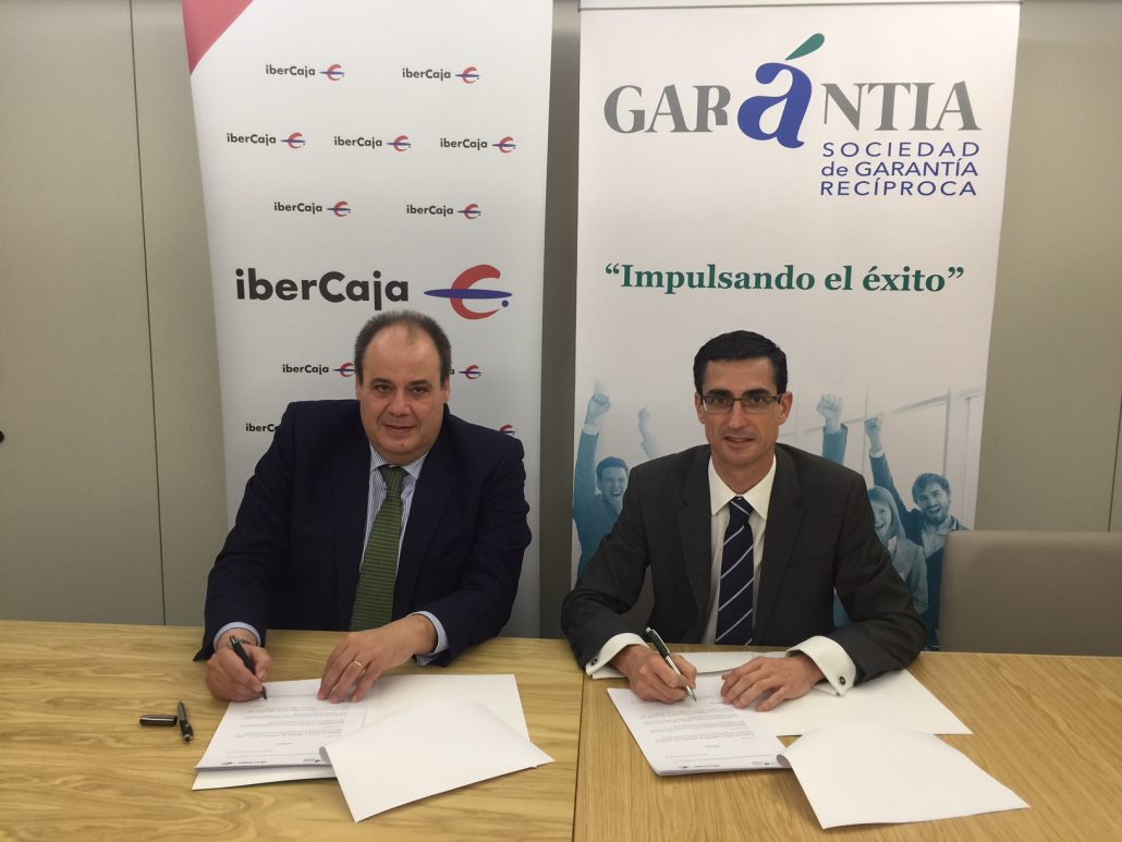 Garántia e Ibercaja firman un convenio para la financiación de las pymes y autónomos de Andalucía