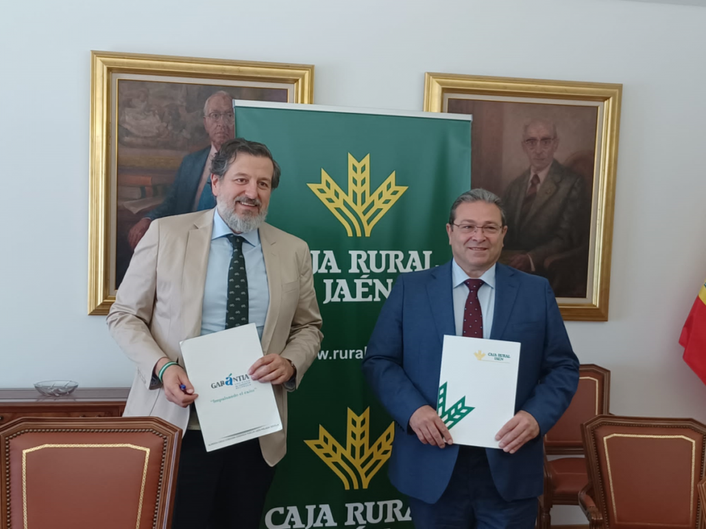 imagen de Convenio firmado por Garántia SGR y Caja Rural de Jaén