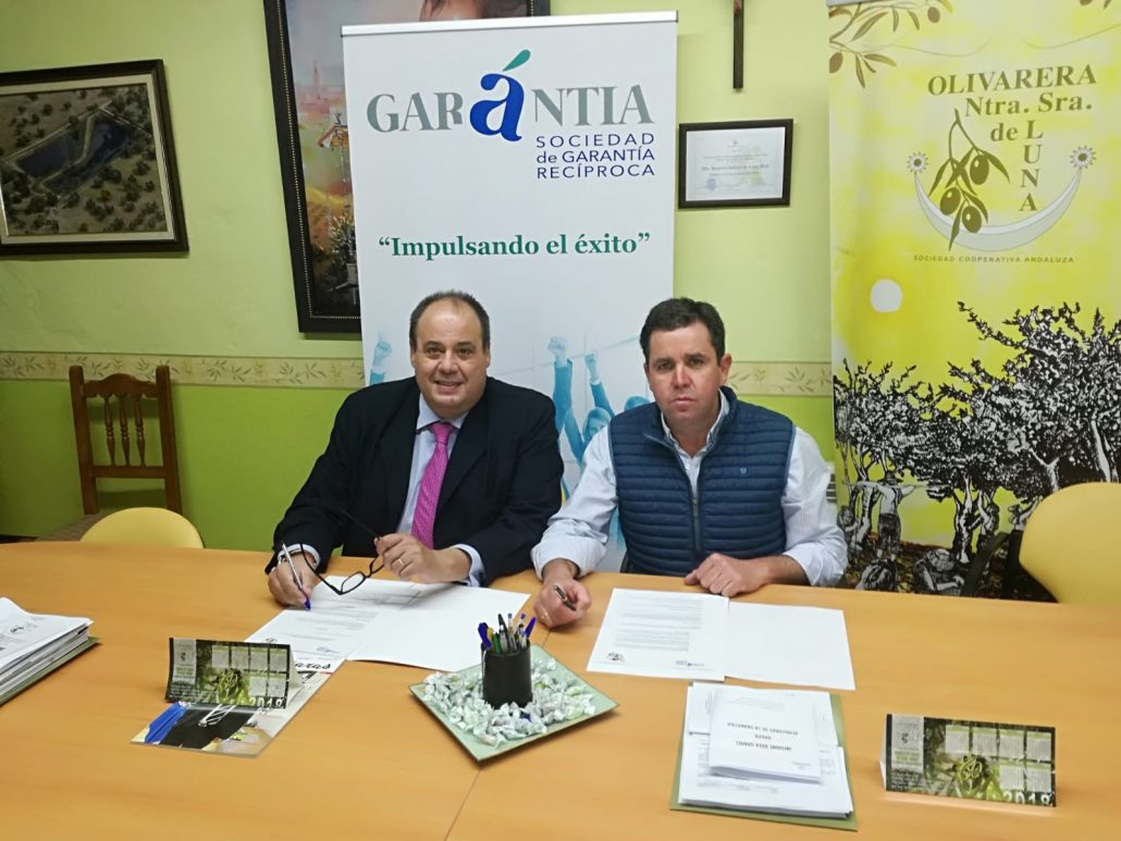 Garántia SGR facilitará la financiación a la cooperativa Olivarera Ntra. Sra. de Luna