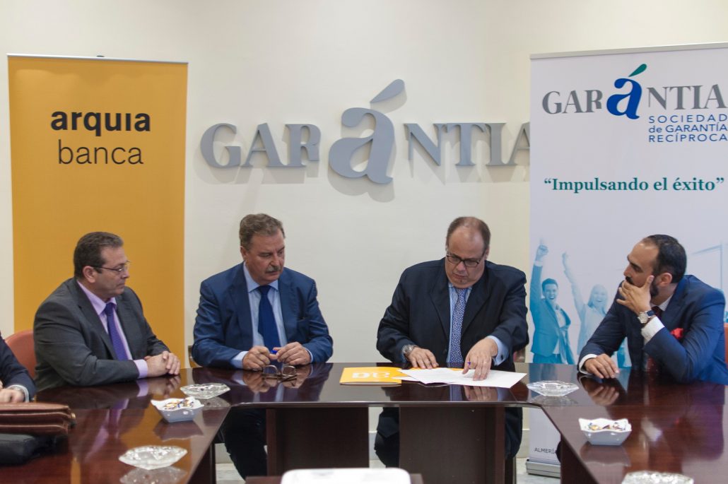 Garántia SGR y Arquia Banca financiarán con 3 millones de euros a pymes andaluzas