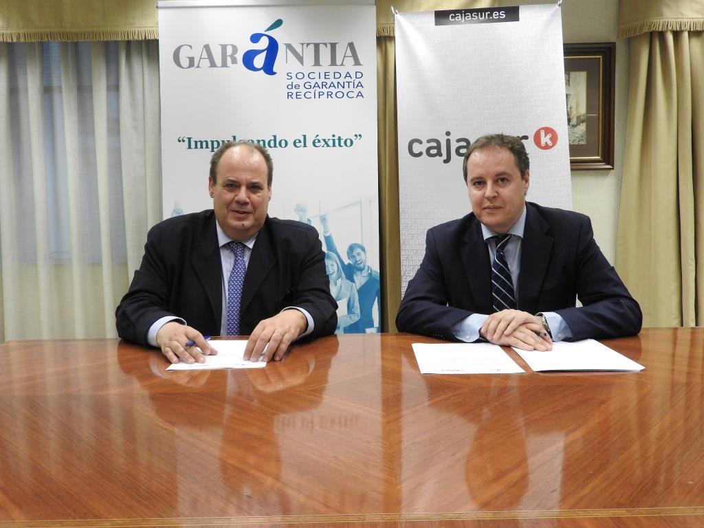 Cajasur destinará hasta 40 millones de euros para financiar pymes a través de Garántia