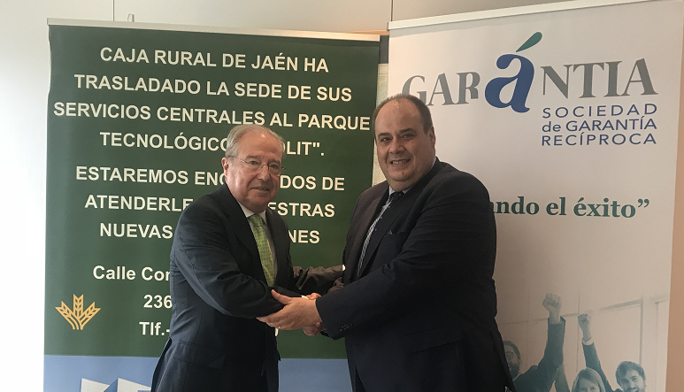 imagen de Garántia SGR y Caja Rural Jaén financian con 10 millones de euros a pymes y autónomos de la provincia